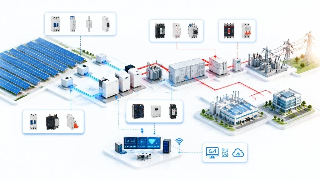 Utility-scale PV protection layout