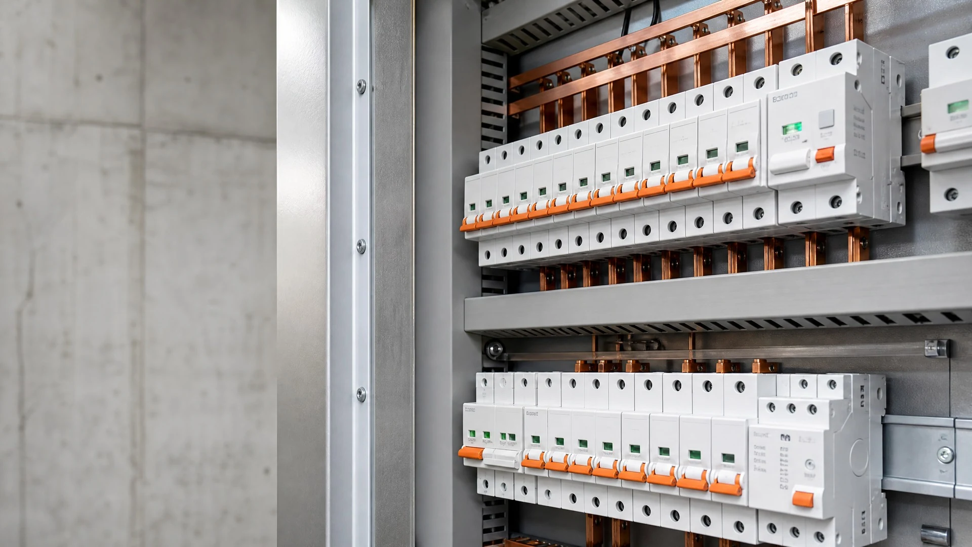 Low-voltage DIN-rail protection switchboard assembly