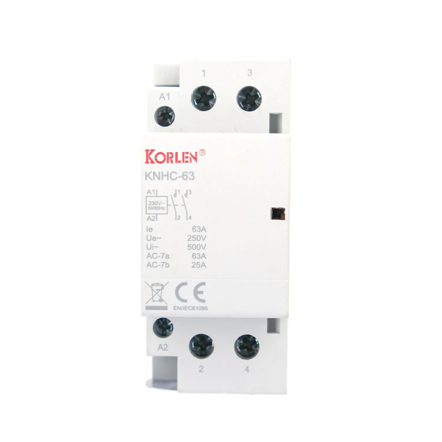 Stycznik modułowy AC 3P 80–125 A do instalacji budynkowych KNHC Korlen