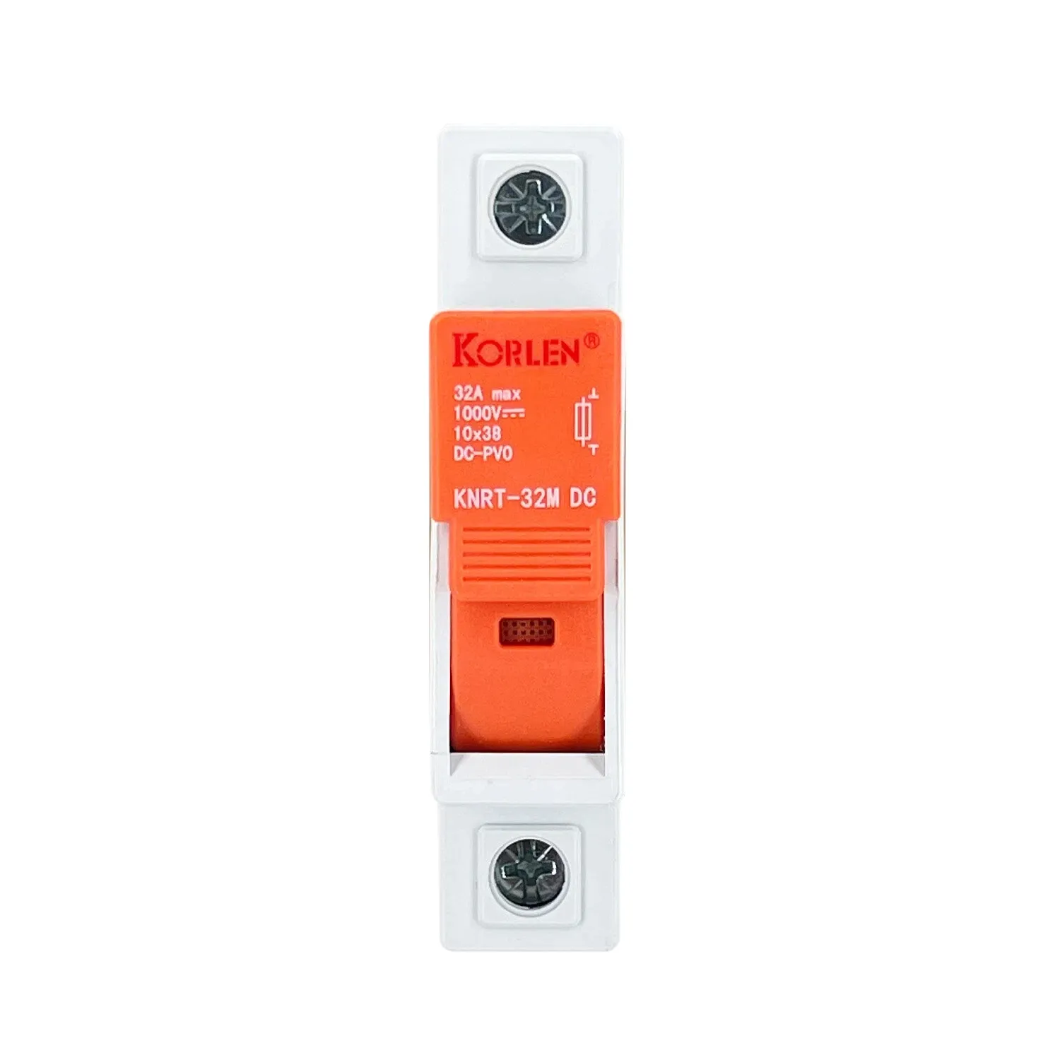 Bezpiecznik DC do instalacji PV z podstawą 1000 V DC 2–32 A 10 × 38 mm KNRT-32M Korlen