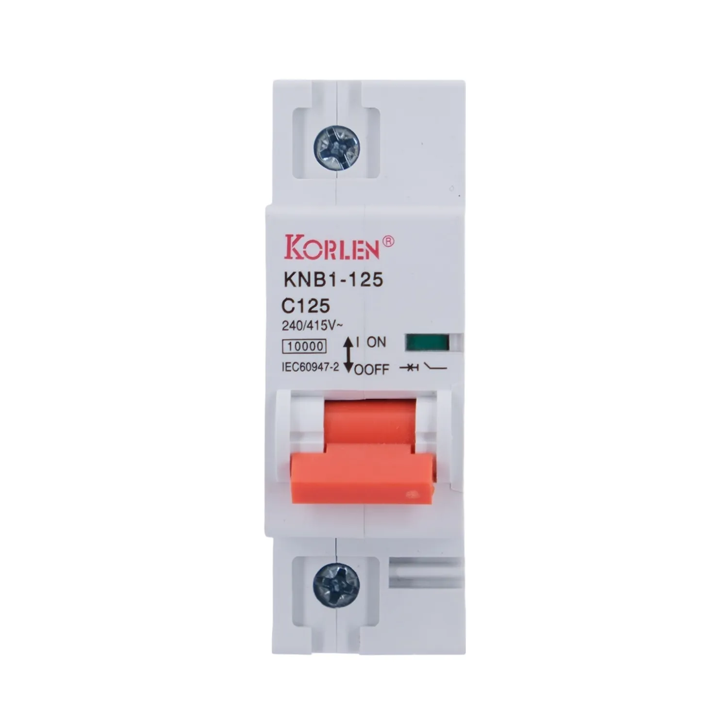 Miniature Breaker 1P 80–100A with 10kA Breaking Capacity KNB1-125 Korlen