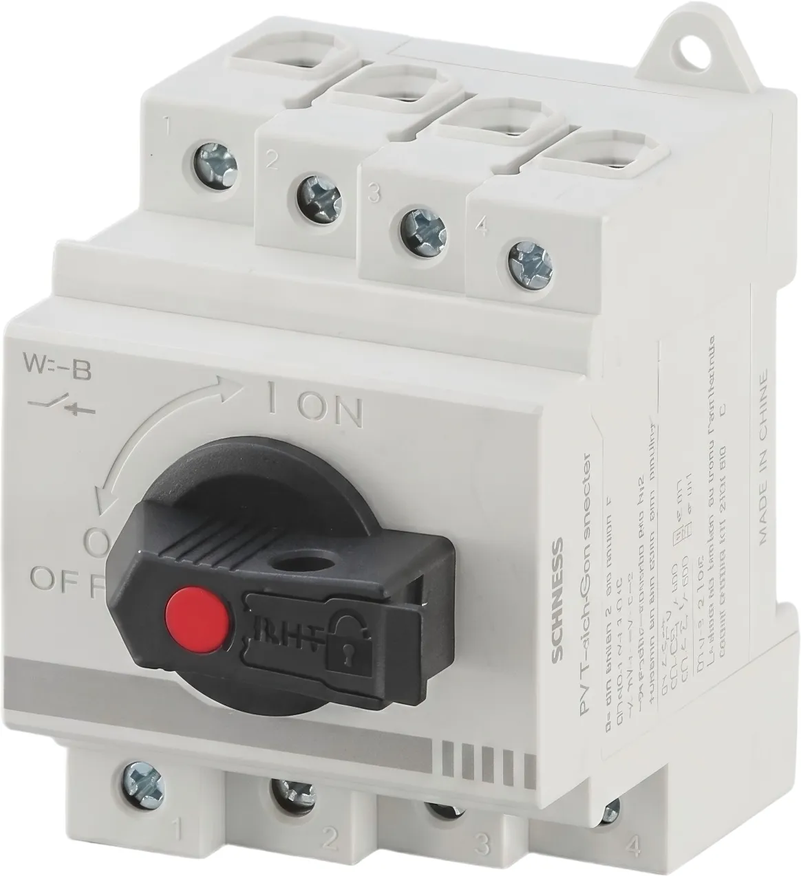 DS1-32 Photovoltaic DC Isolating Switch - applications and circuit protection