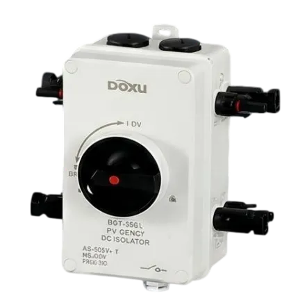 PV Isolator 32A 1200 V DC with 4-pole MC4 version DS1-32EL/4-MC4-Z Doxu