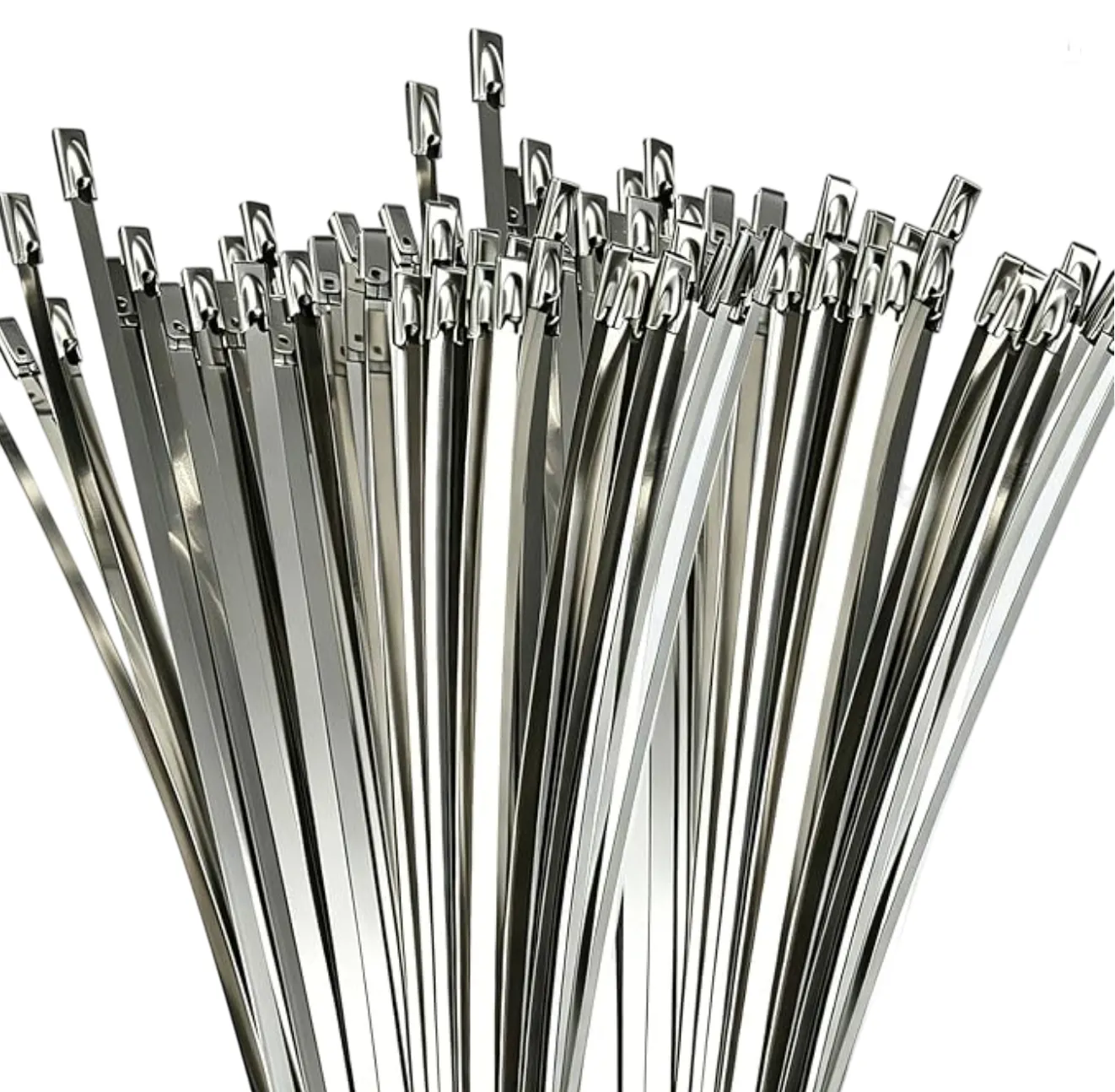 Heavy Duty Cable Tie SS304 / SS316 stainless steel 4.6-12 mm ZHEJIN